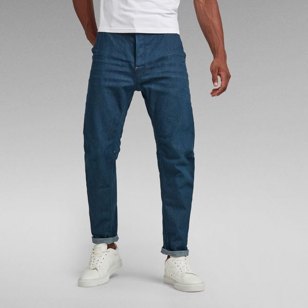 Grip 3D Relaxed Tapered Jeans | ダークブルー | G-Star RAW® JP