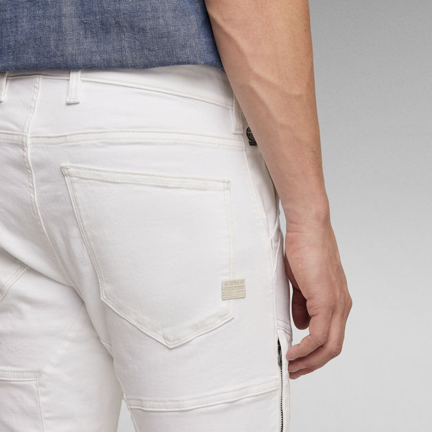 Rackam 3D Skinny Jeans | White | G-Star 