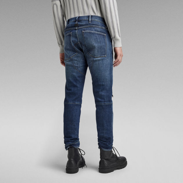 5620 3D Zip Knee Skinny Jeans Dark blue | G-Star RAW®