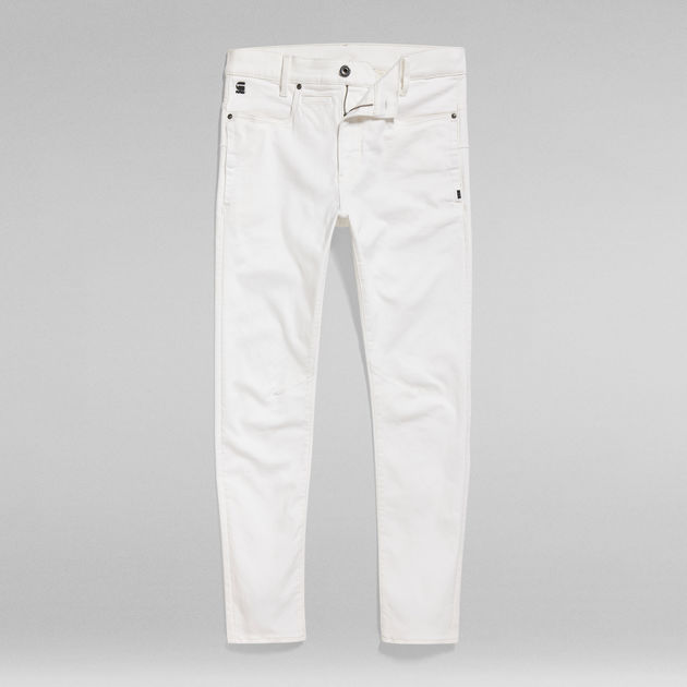 Gama de revolución Credencial D-Staq 3D Slim Jeans | White | G-Star RAW®