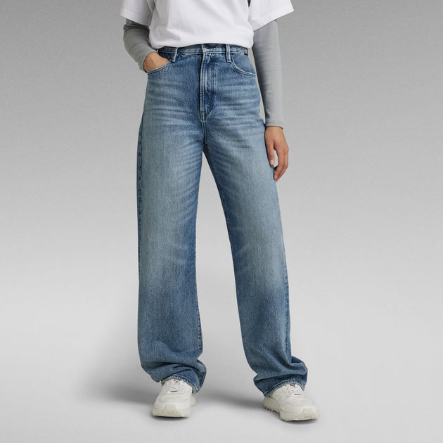 Tedie Ultra High Straight Jeans | Light blue | G-Star RAW® US