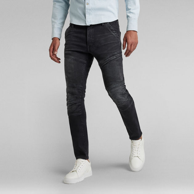 Rackam 3D Skinny Jeans | Black |
