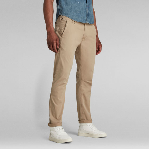 爆売り！ Vetar JP G-STAR® | ブラウン | Chino Slim パンツ