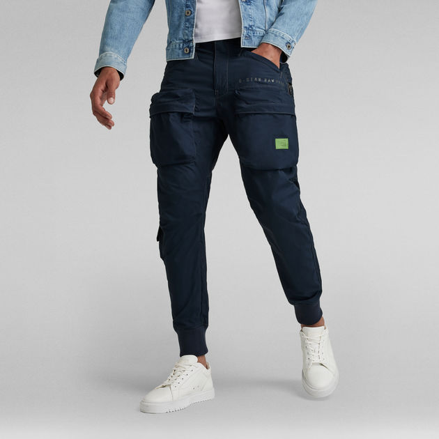 Relaxed Tapered Cargo Pants | Dark blue | G-Star RAW® US
