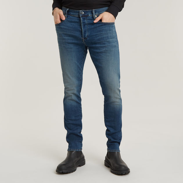 Homme Vêtements Jeans Jeans coupe droite Jean 3301 Slim Jean G-Star RAW pour homme en coloris Bleu 