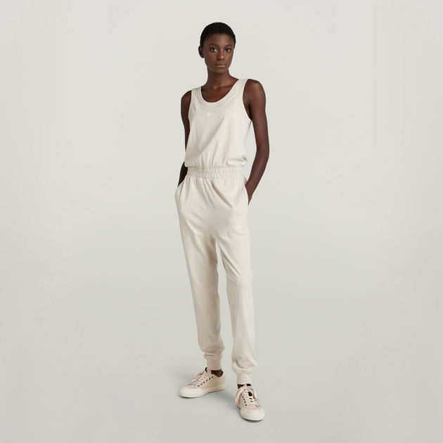 Sports Graphic Jumpsuit White G STAR CA