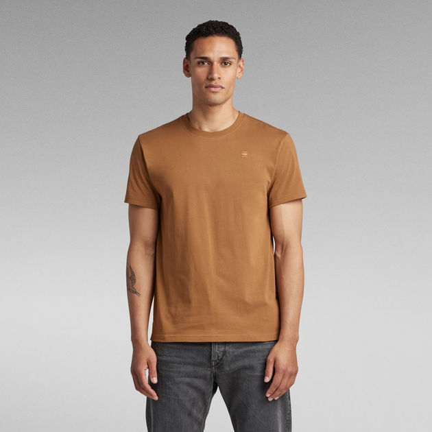 kousen gebruiker Oeganda Base-S T-Shirt | Brown | G-Star RAW®