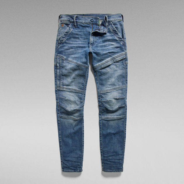 G-Star RAW Denim Rackam 3d Skinny Jeans in het Wit voor heren Heren Kleding voor voor Jeans voor Skinny jeans 