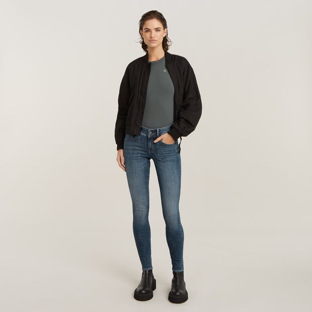 Femme Vêtements Jeans Jeans skinny D15266 9136 A889 LYNN SUPER SKINNY-FADED BLUE Jeans Jean G-Star RAW 7 % de réduction 