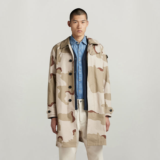 Camo Trench Multi color G STAR CA