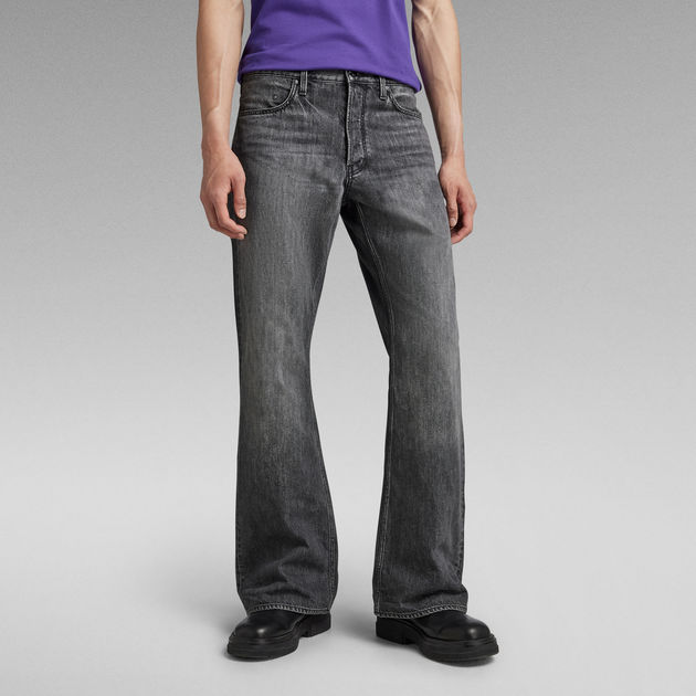 Triple A Bootcut Jeans, Grey