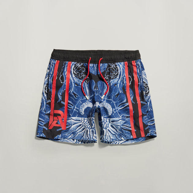 Dirik Jellyfish Allover Swim Shorts Multi color G STAR AU