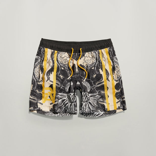 Dirik Jellyfish Allover Swim Shorts Multi color G STAR CA