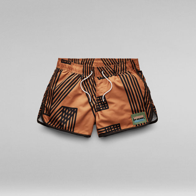 Carnic Raw Allover Swim Shorts Multi color G STAR CA