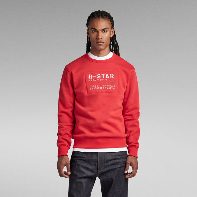 Originals Sweater | Red | G-Star RAW® US