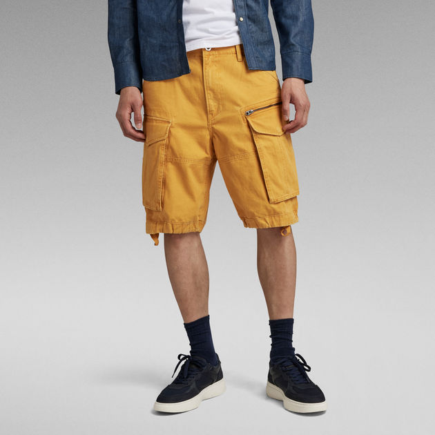 Rovic Zip Relaxed Shorts Yellow G STAR TW