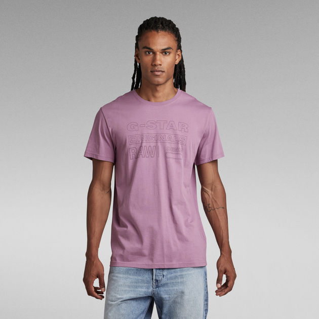 US | Purple | RAW® T-Shirt Originals G-Star