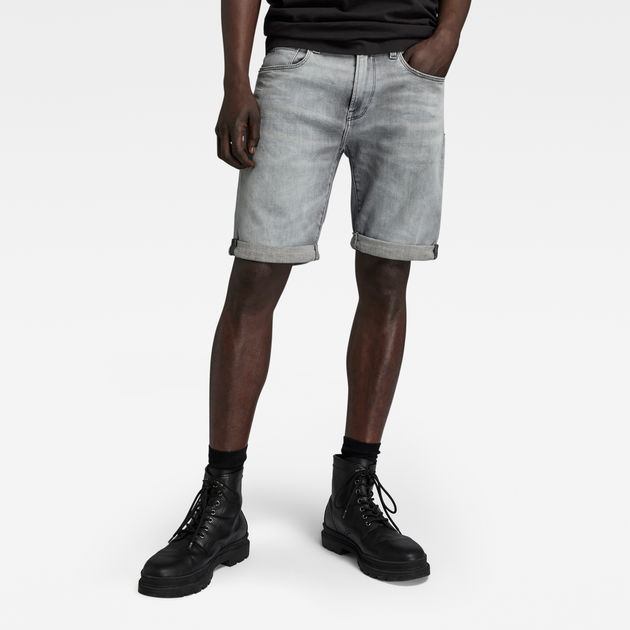 Slim Denim Shorts | Grey RAW®