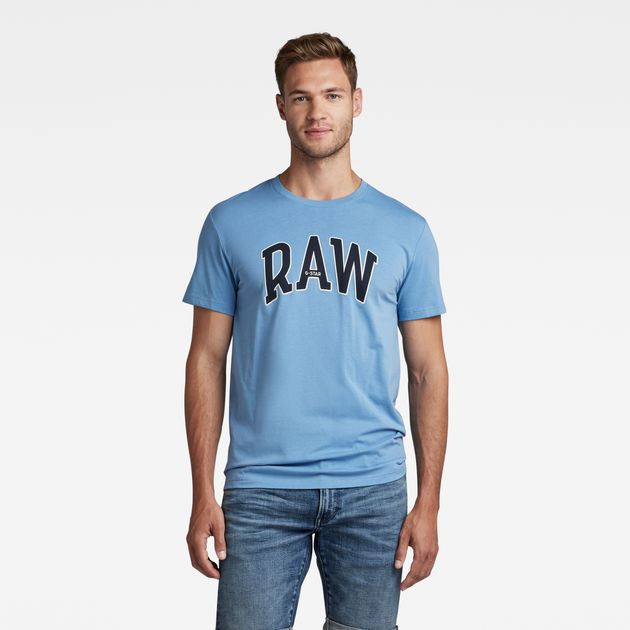 RAW University T-Shirt | Medium blue | RAW®