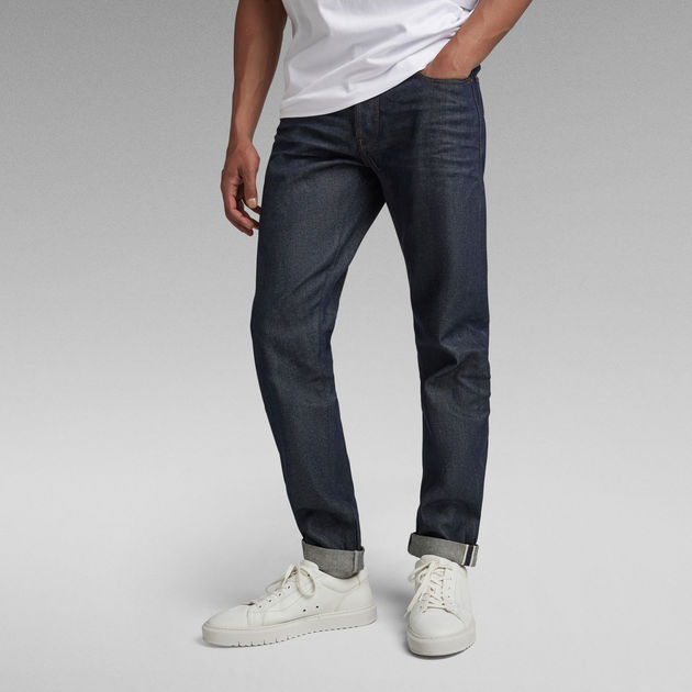 kig ind repræsentant Autonom Premium 3301 Slim Selvedge Jeans | Dark blue | G-Star RAW®