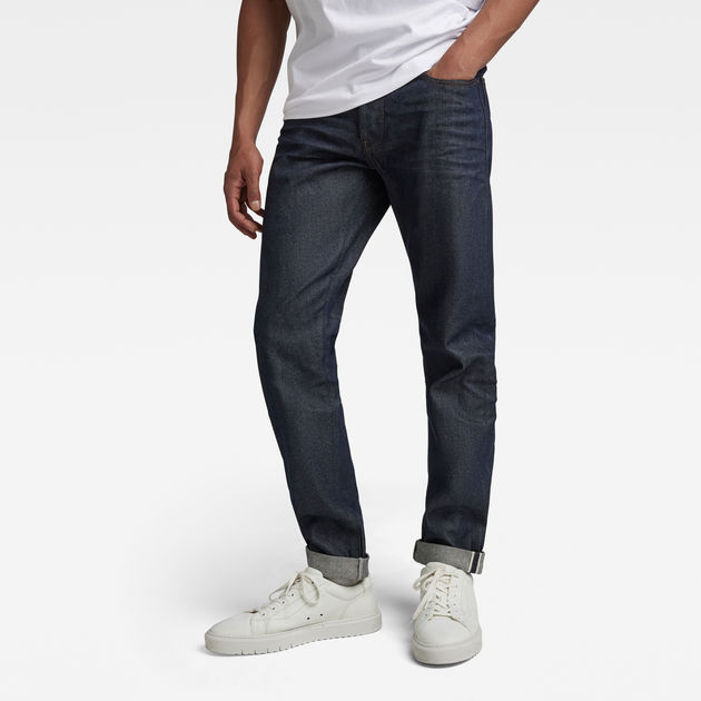 dun Uitdrukkelijk Symmetrie Premium 3301 Slim Selvedge Jeans | Dark blue | G-Star RAW®