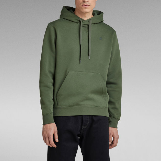 Premium Core Hooded Sweater Green G STAR ZA