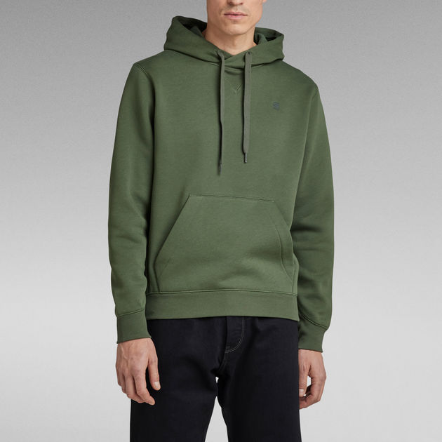Hooded | Sweater Core Premium RAW® US | G-Star Green