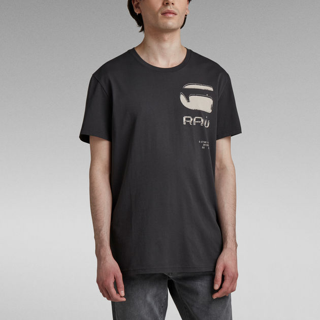 T-Shirt | US RAW Typography RAW® Grey G-Star G |