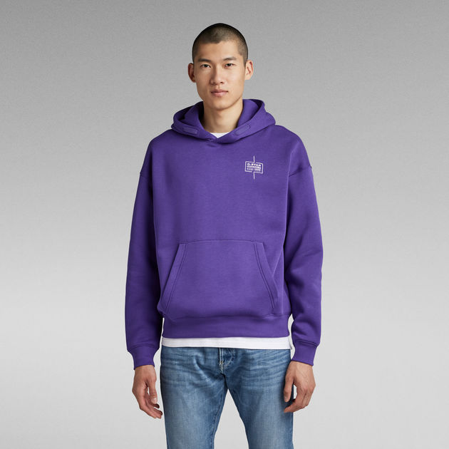 Purple g star hoodie outlet