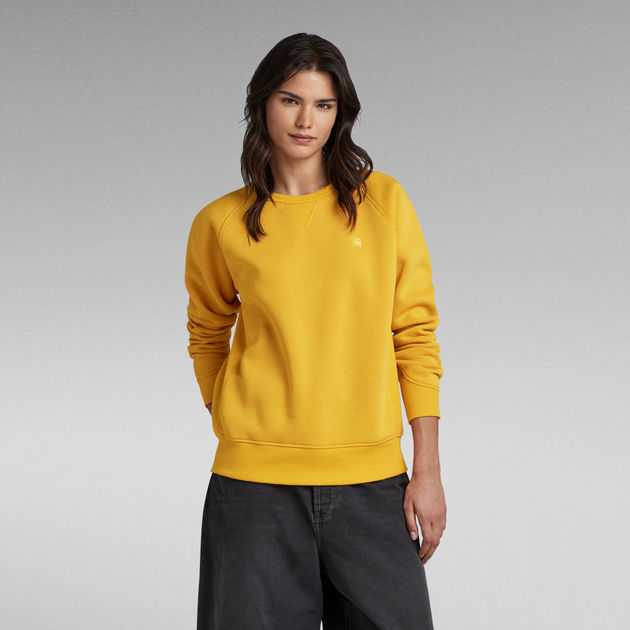 Premium Core 2.0 R Sweater Yellow G STAR ZA
