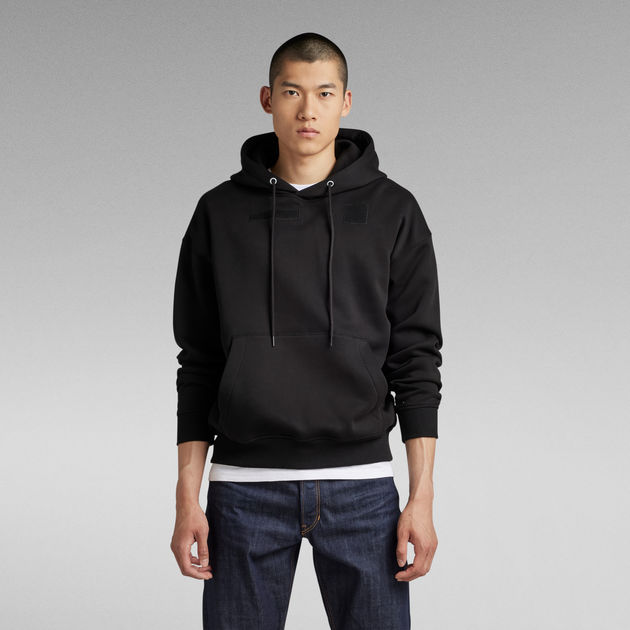 送料込★G-Star★パーカー Velcro Loose Velcro Loose Hoodie | ブラック | G-STAR® JP
