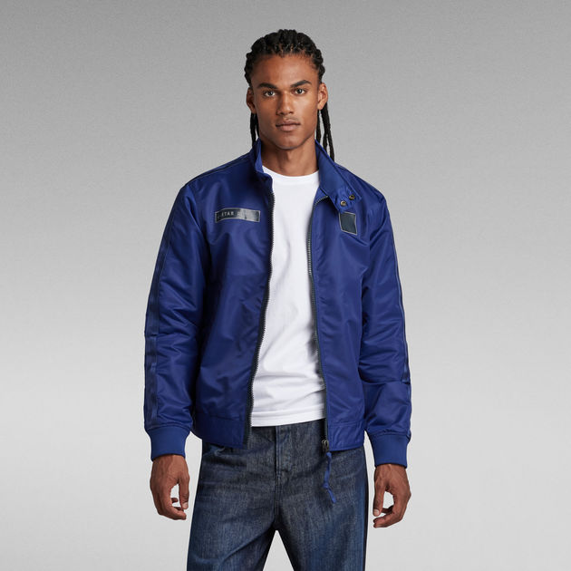 Harrington Jacket | Medium blue | G-Star RAW® KR