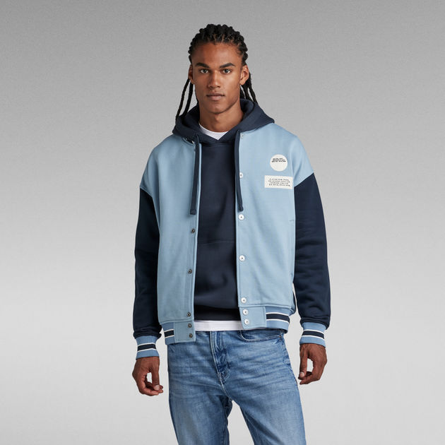 G-STAR RAW / Bomber Loose Sweater/ブルゾン/L/コットン/BLU/D22741-C988-D968 Bomber Loose Sweater | Multi color | G-STAR® US