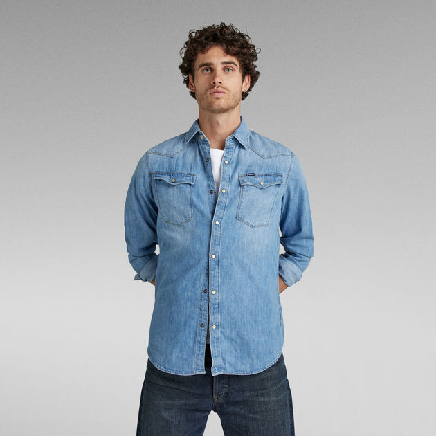 3301 Shirt | Medium blue |