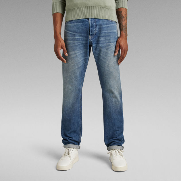 Triple A Regular Straight Jeans, Medium blue