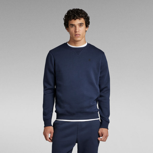 Premium Core Sweater Dark blue G STAR CA