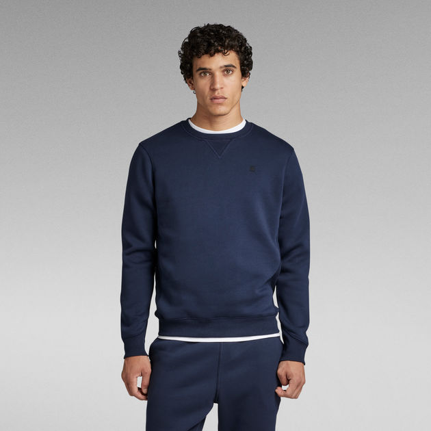 Premium Core Sweater | RAW® | blue G-Star US Dark