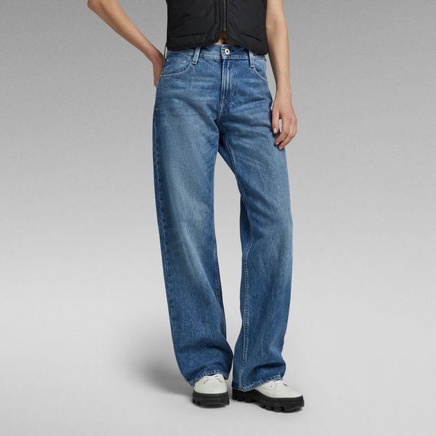 Judee Low Waist Loose Jeans | Medium blue | G-STAR® US