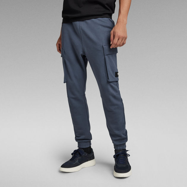 Cargo Pocket Sweat Pants | Medium blue | G-Star RAW® US