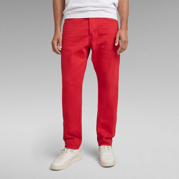 Triple A Regular Straight Jeans | Red | G-Star RAW® AT