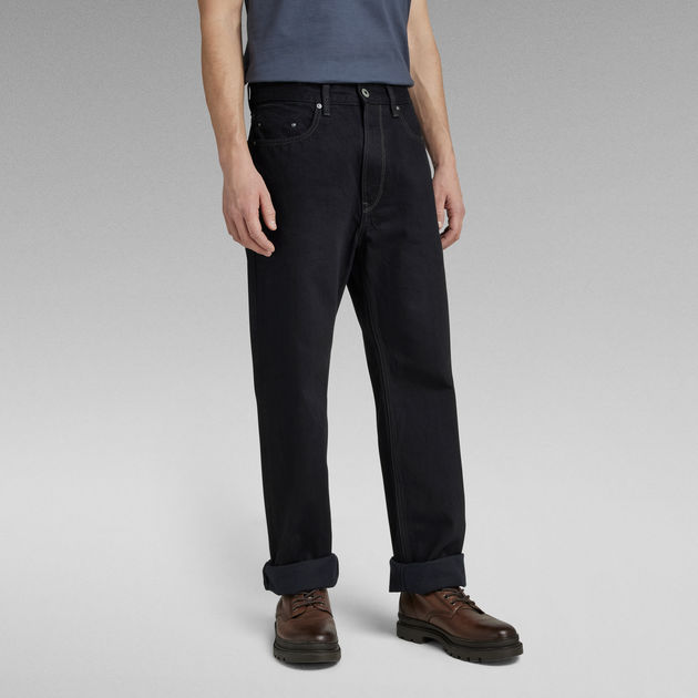 Type Relaxed Straight Jeans | Black RAW® US