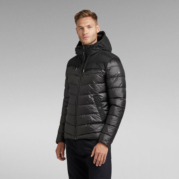 Quilted Hooded Jacket | Black | RAW®