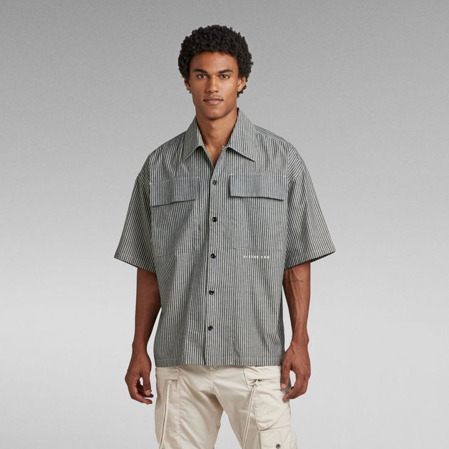 Oversized Boxy Shirt 2 Pocket | Multi color | G-STAR® US