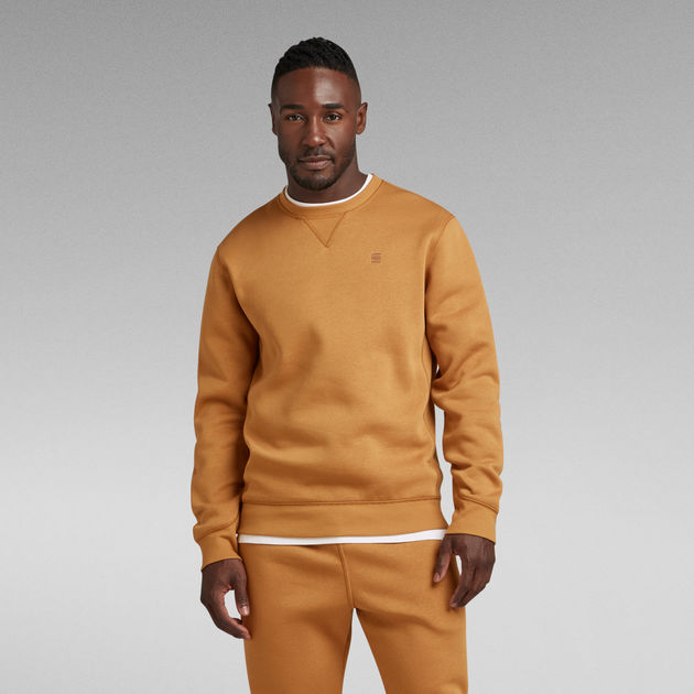 Premium Core Sweater Brown G STAR ZA