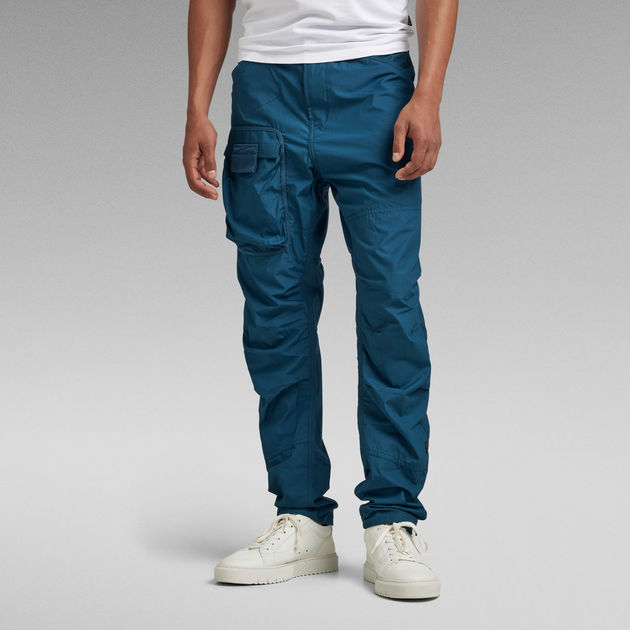 3D Regular Tapered Cargo Pants | Medium blue | G-Star RAW®