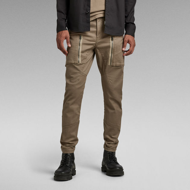 Tradie Men's Flex Cuffed Skinny Cargo Pants - Navy | Catch.com.au