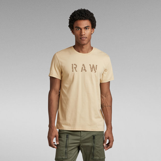 RAW T-Shirt | Beige | G-Star RAW® US