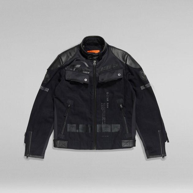 G-STAR RAW / E ADVERT MOTO JKT/ジャケット/S/デニム/BLK/D23206-D182-001 E Advert Moto Jacket | Dark blue | G-STAR® US