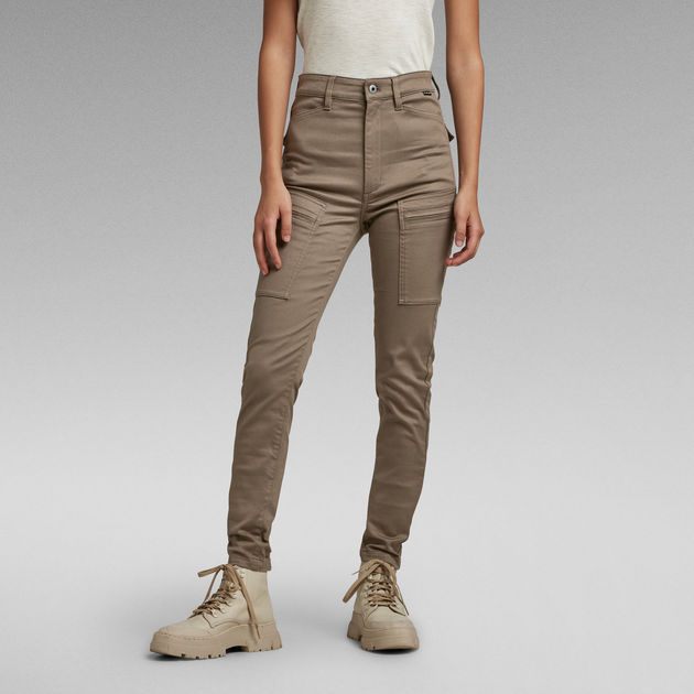 Skinny Cargo Pants Brown G STAR ZA