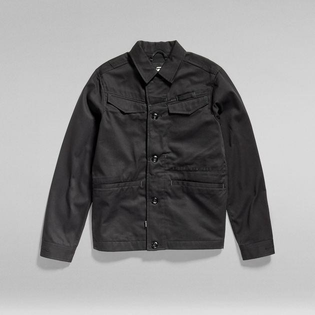 Unisex Field Jacket Overshirt | ブラック | G-STAR® JP